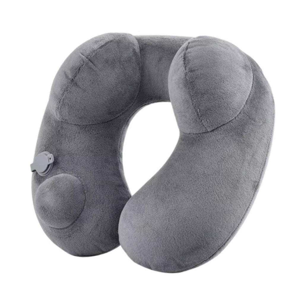 Coteci Portable Foldable U-Shaped Inflatable Airplane Pillow
