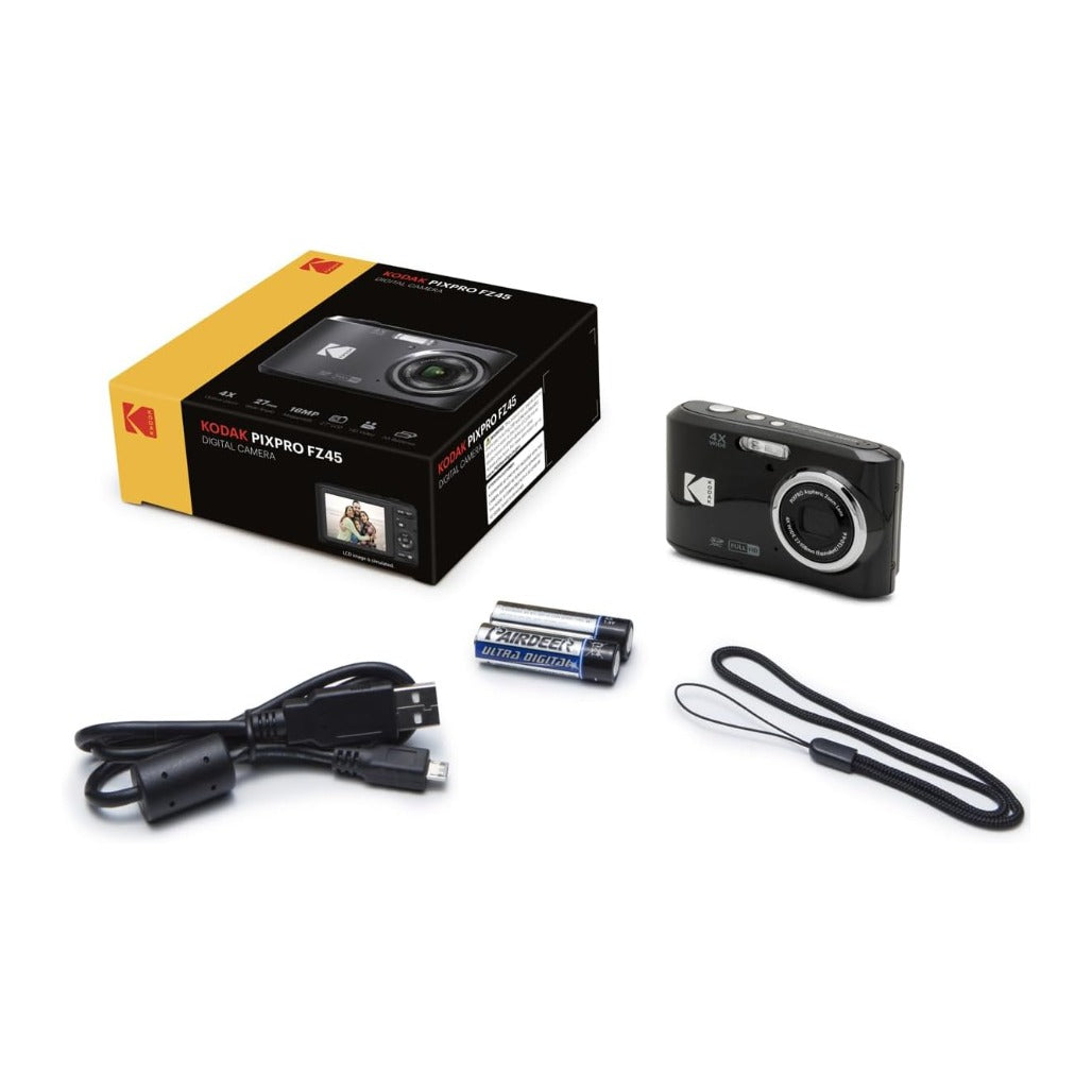 Kodak PIXPRO FZ45 Digital Camera - 16MP Point & Shoot - 4X Optical Zoom - Model FZ45