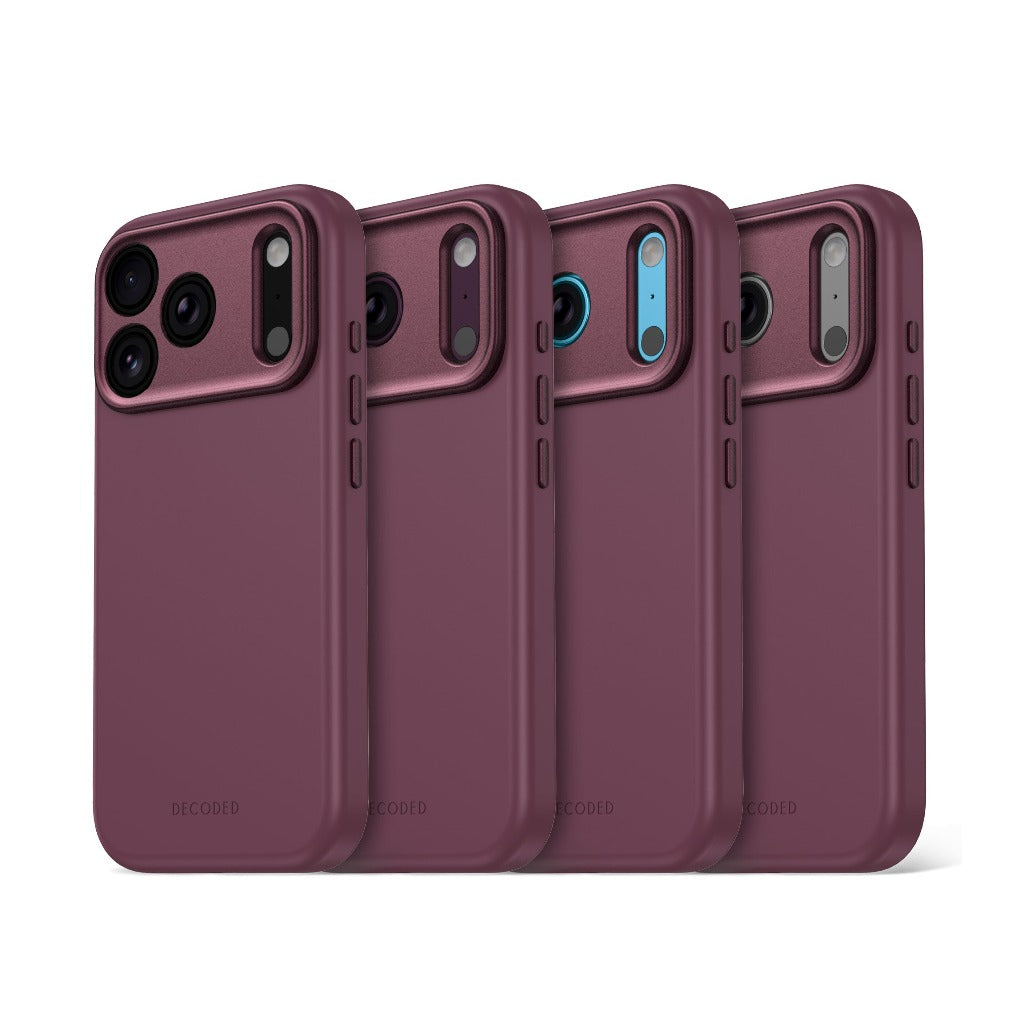Decoded AntiMicrobial Silicone Case - Plum - iPhone 18 Pro/18 Pro Max