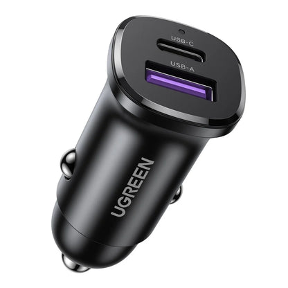 Ugreen Car Charger USB-C USB-A 30W - 25845
