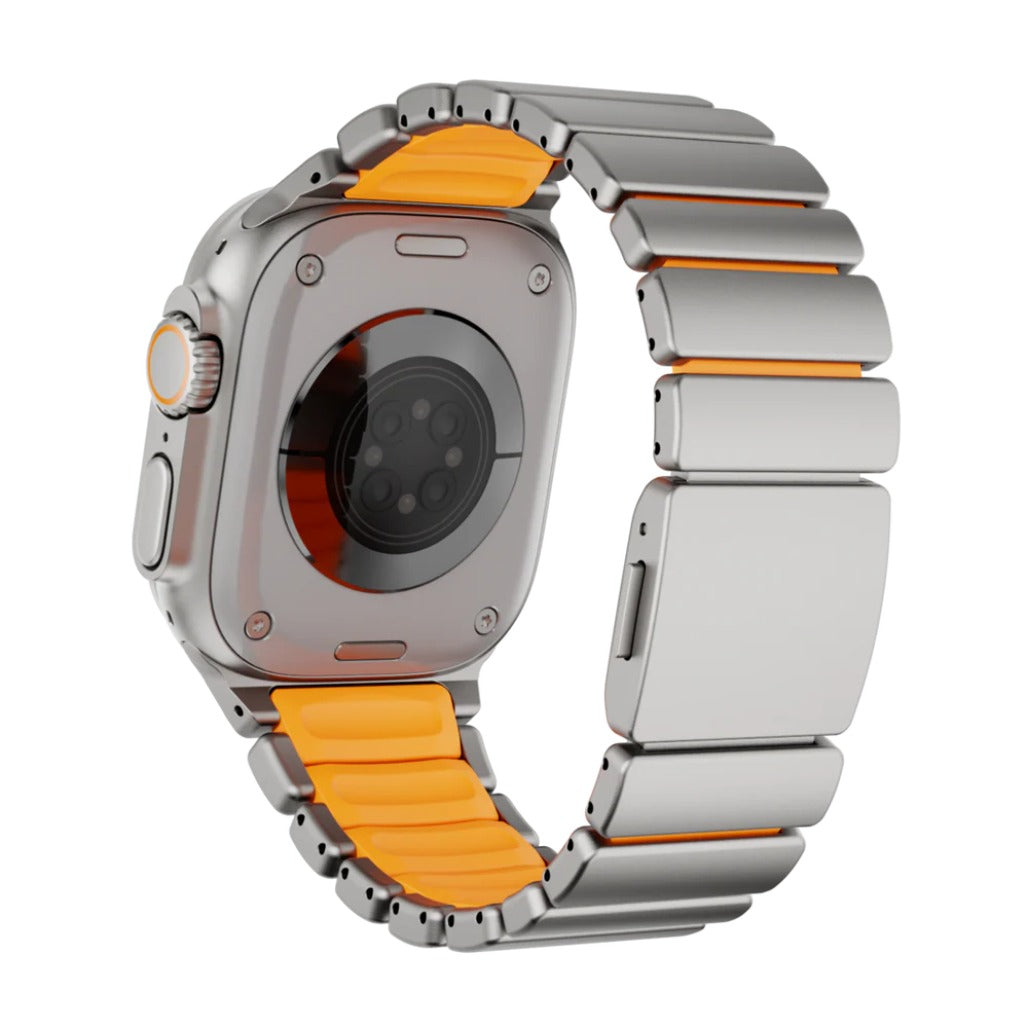 REDEFINE Magnetic Stainless Steel Silicone Rugged Band - 44/45/46/49 mm