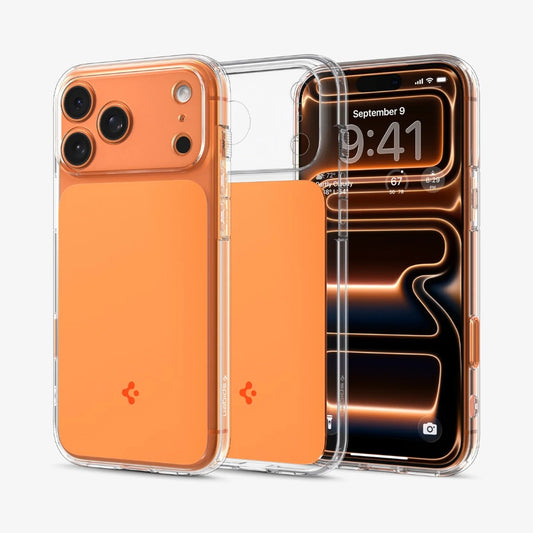 Spigen Ultra Hybrid T (Mag Fit) Case for iPhone 17 Pro / 17 Pro Max - Glossy Orange