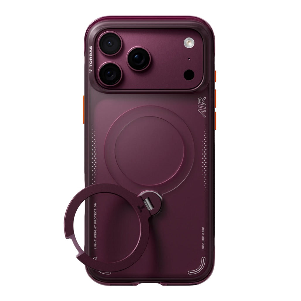 Torras Ostand Q3 Air for iPhone 18 Pro/18 Pro Max - Cosmic Purple