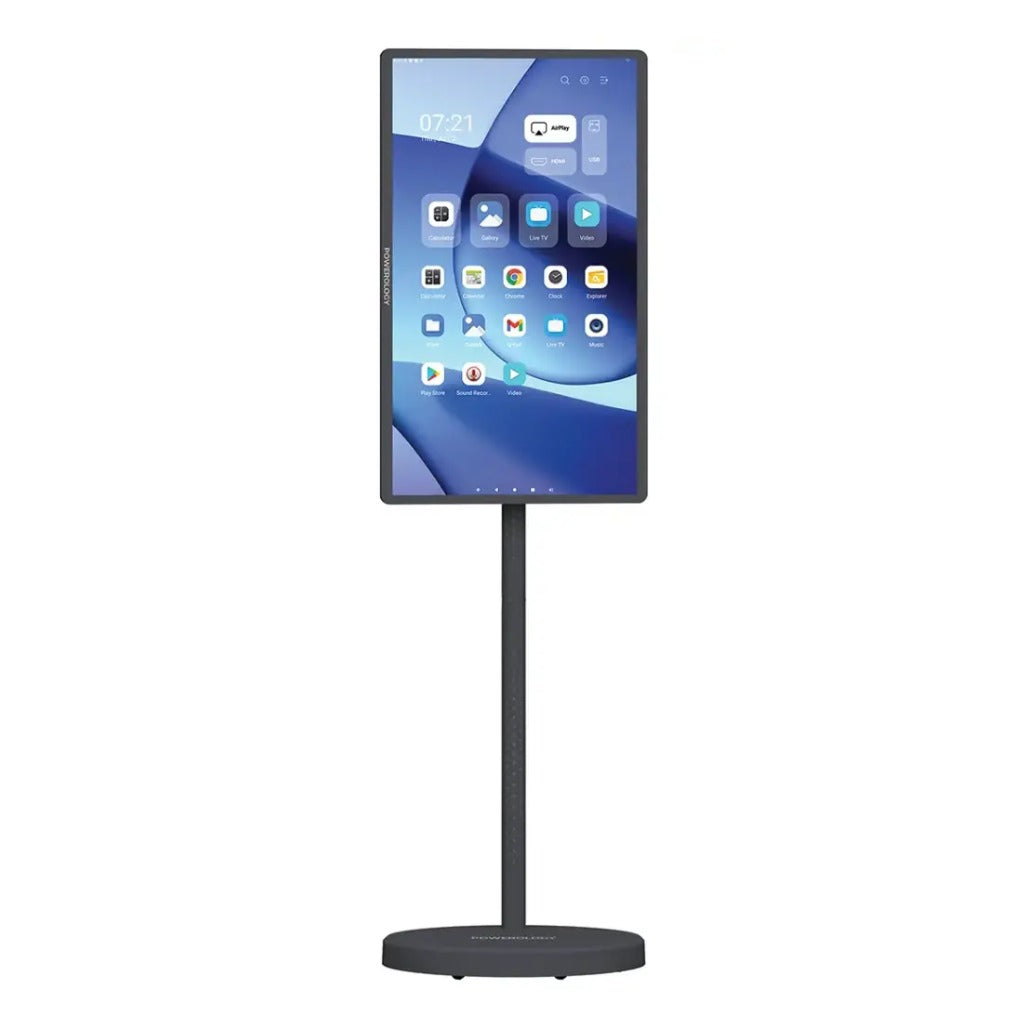 Powerology Banf 32" Portable Smart Monitor - Gray