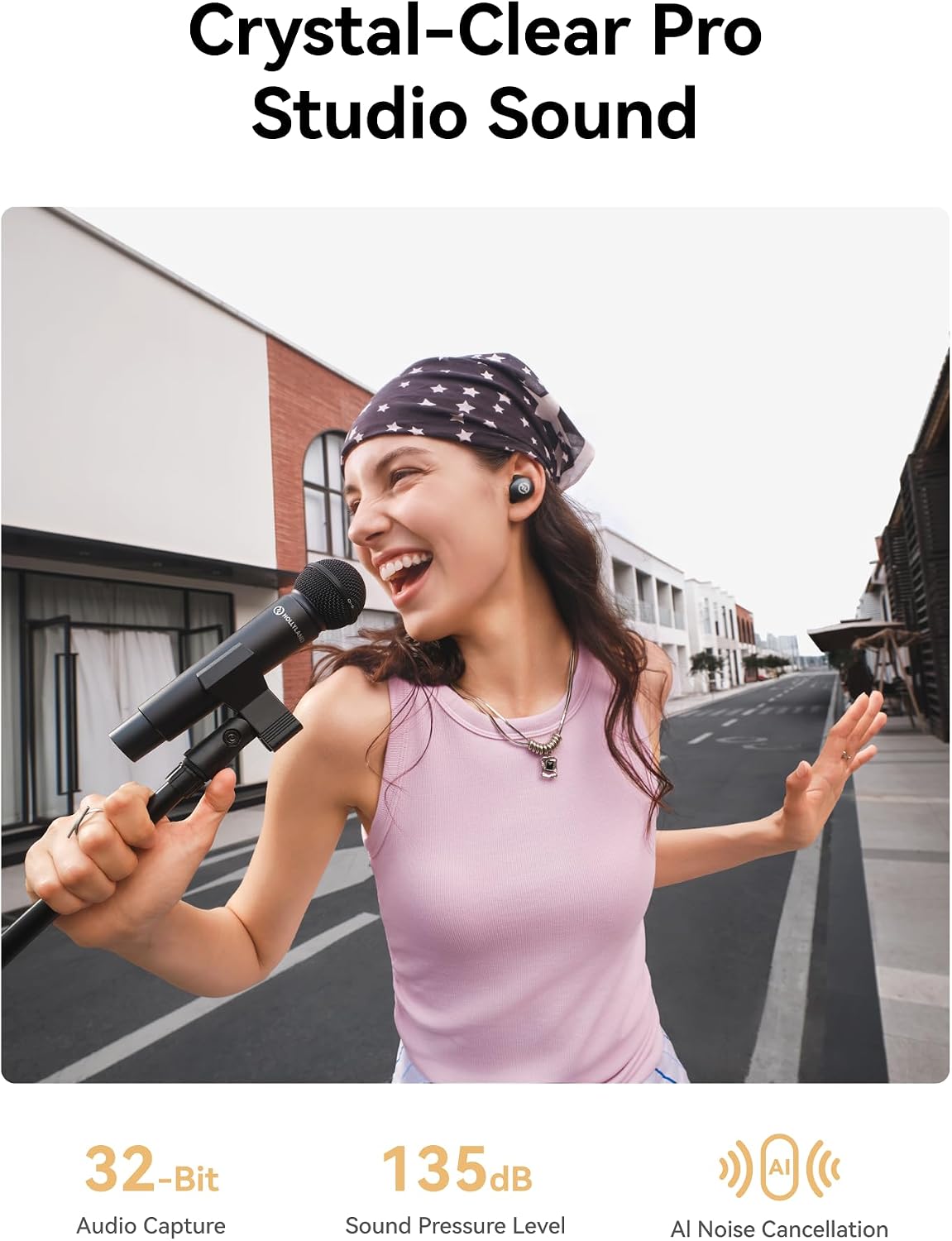 Hollyland MELO P1 Solo Wireless Handheld Microphone System