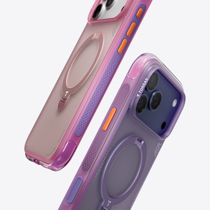 Torras Ostand Spin Q3 Air For iPhone 17 Pro / iPhone 17 Pro Max - Neon Pink