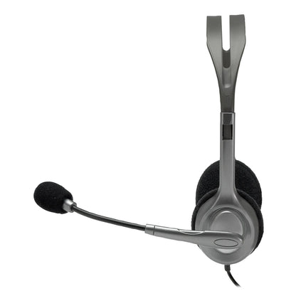 Logitech H110 Stereo Headset with 3.5mm Dual Plug - 981-000459
