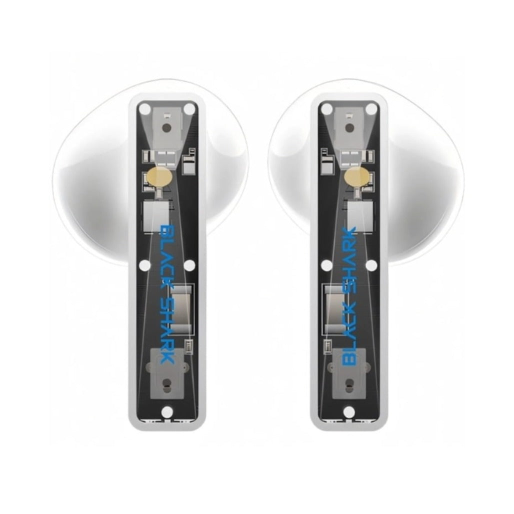 Black Shark Rokas 3 Wireless Earphones with Fidget Spinner Case - White