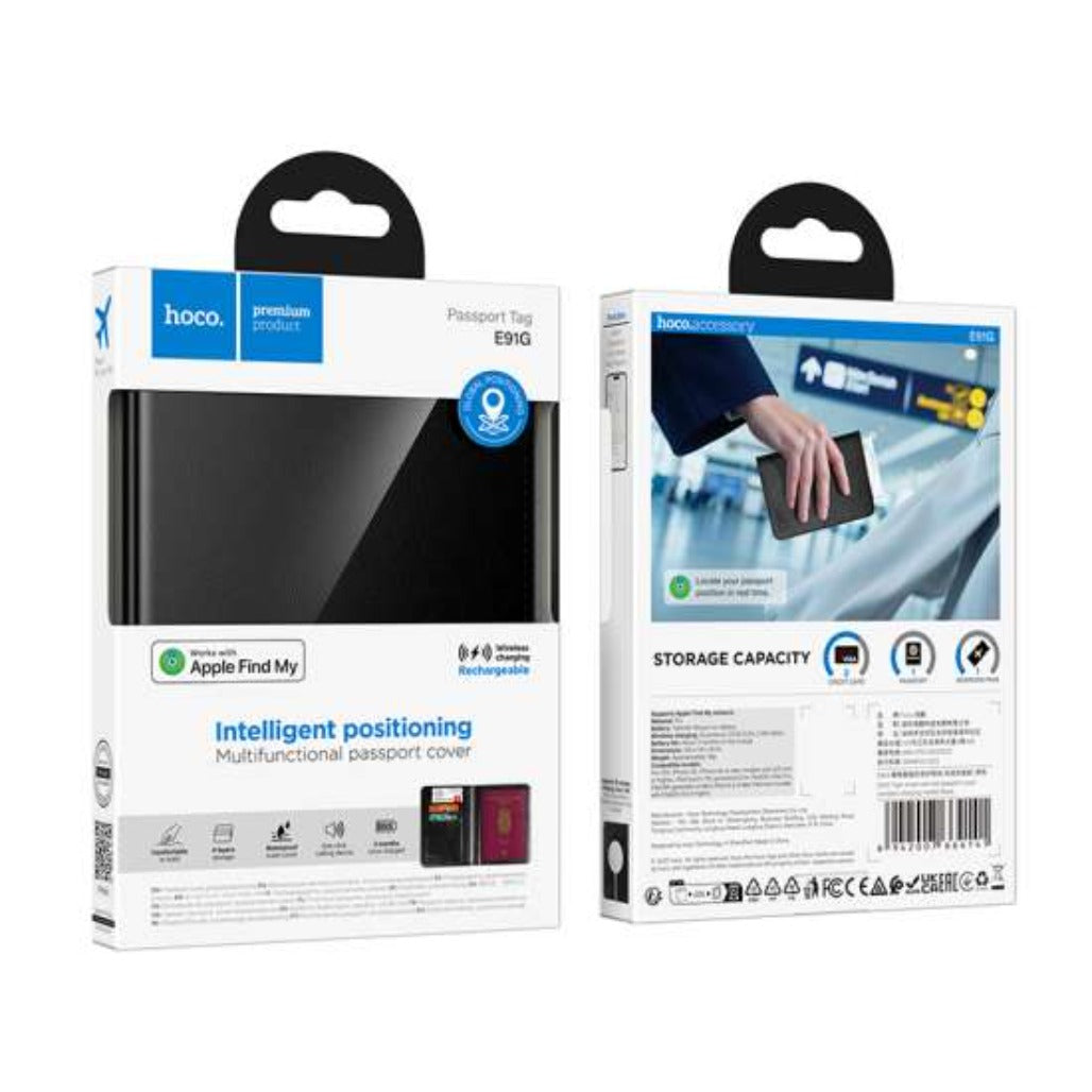 Hoco E91G Bluetooth tracker - Anti-lost smart Passport Case