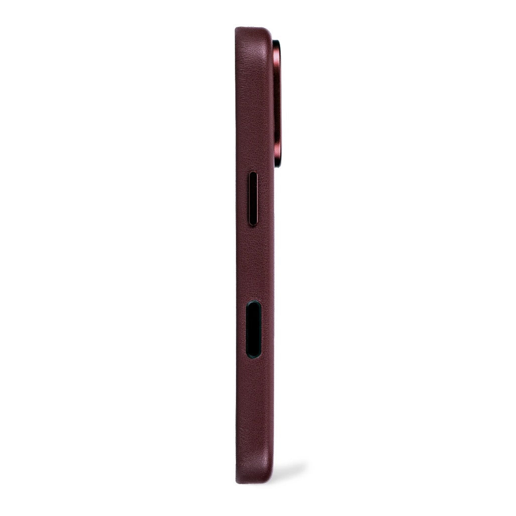 Decoded Leather Case | Burgundy Limited Edition | iPhone 17 Pro / iPhone 17 Pro Max