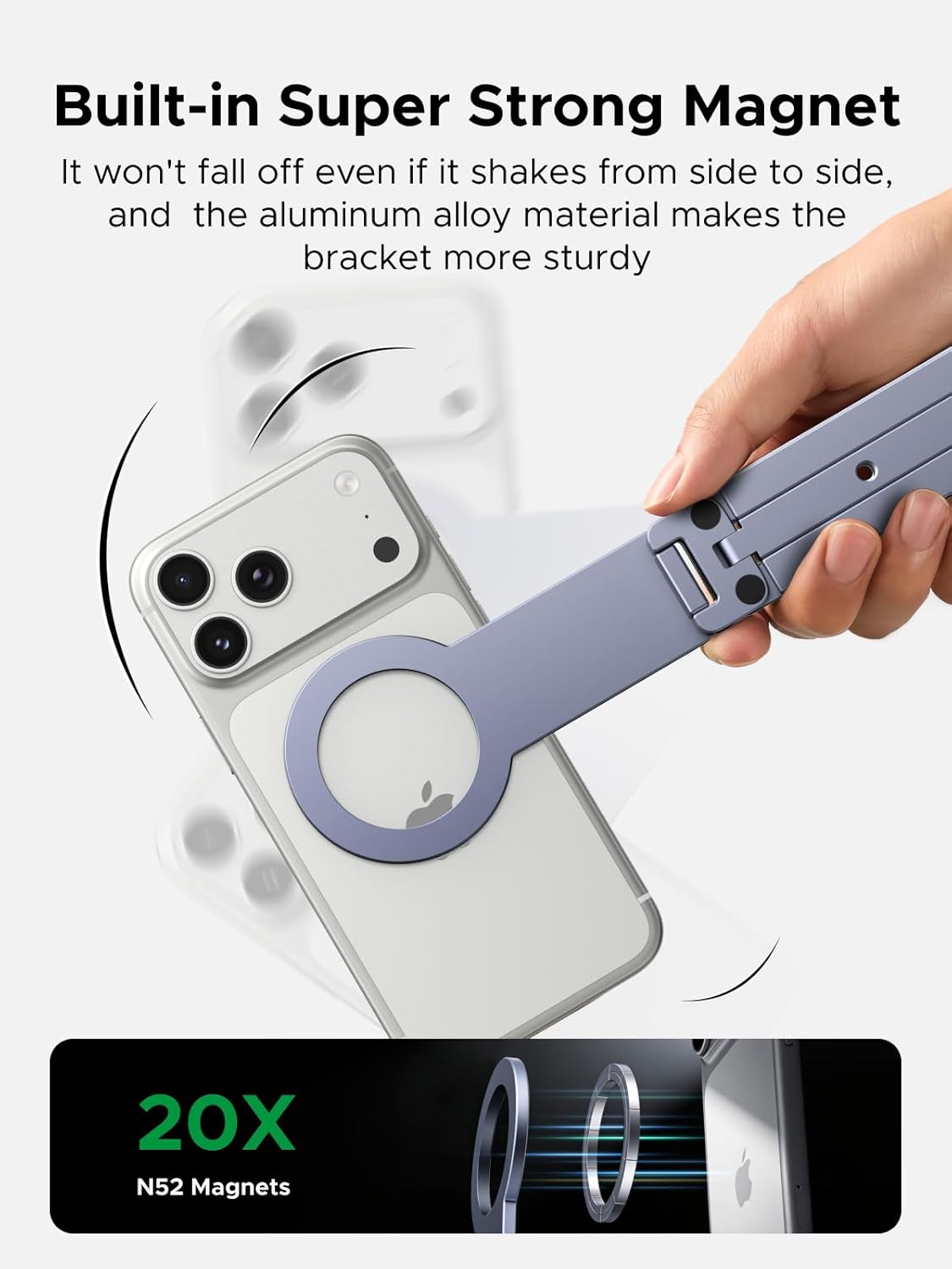 UGREEN MagSafe Tripod 360° Rotating Adjustable Magnetic Phone Stand - 75509