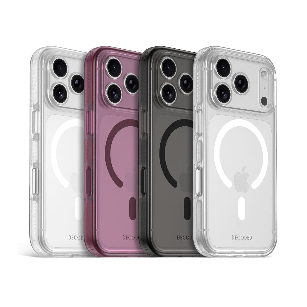 Decoded DropTec Clear Case - Frosted Sapphire - iPhone 18 Pro/18 Pro Max