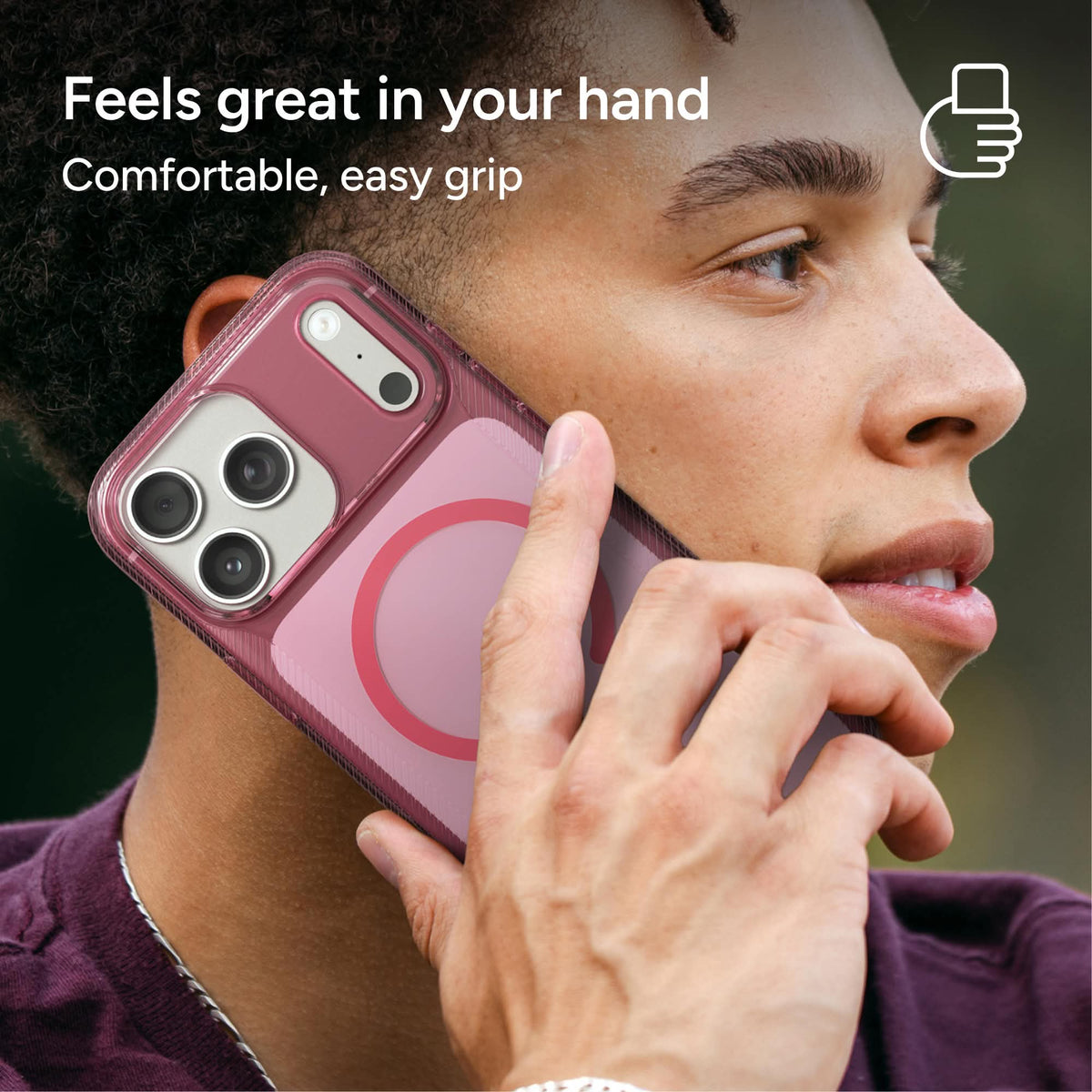 Zagg Luxe Snap For iPhone 18 Pro/18 Pro Max and iPhone 17 Pro/17 Pro Max - Thrift Pink Tinted