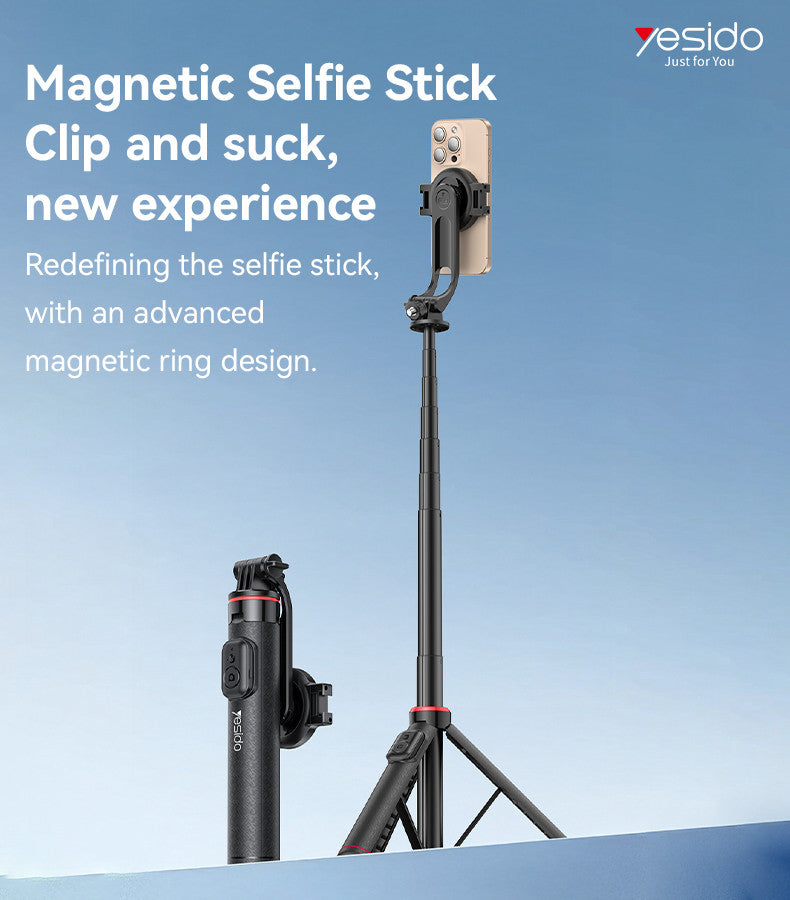 Yesido SF24 Selfie Stick Tripod & Detachable Remote