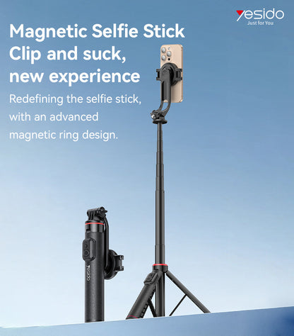Yesido SF24 Selfie Stick Tripod & Detachable Remote