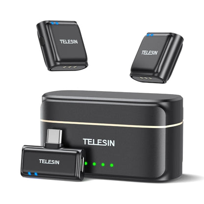 TELESIN Mobile Button Microphone - Wireless Lavalier Microphone