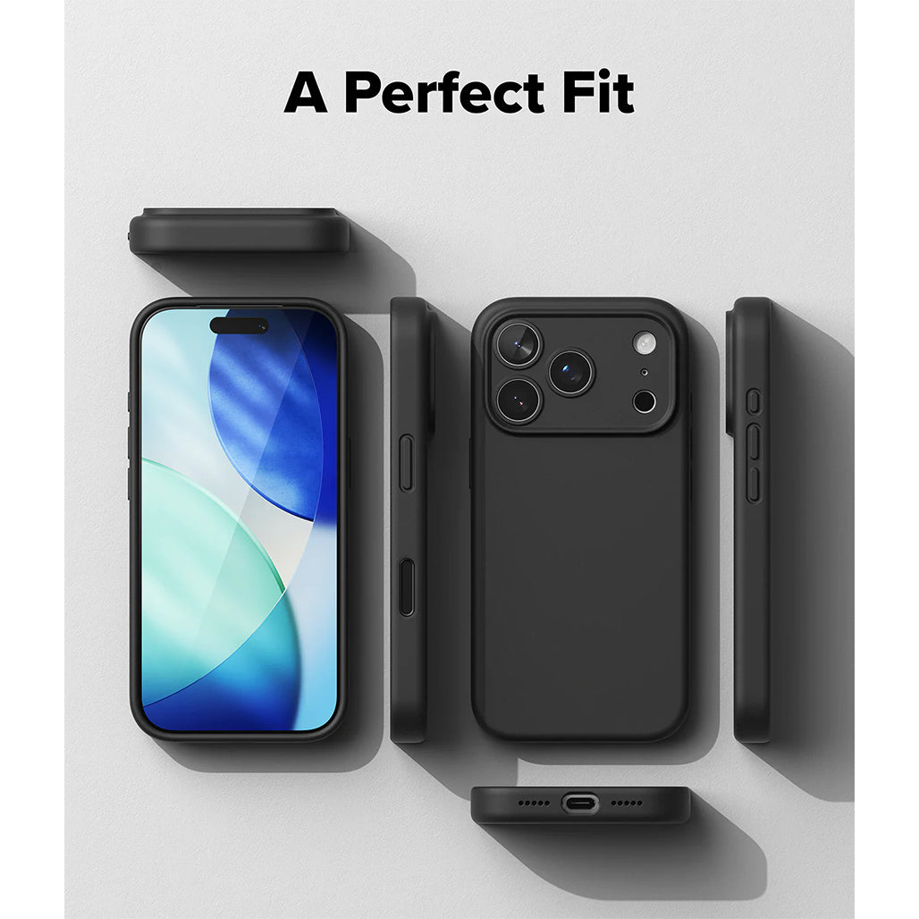 Ringke Silicone Magnetic Case - iPhone 17 Pro / iPhone 17 Pro Max - Black
