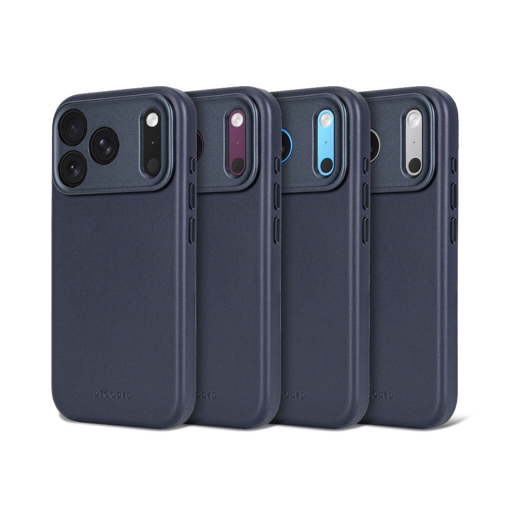 Decoded Leather Case - Midnight Blue - iPhone 18 Pro/18 Pro Max