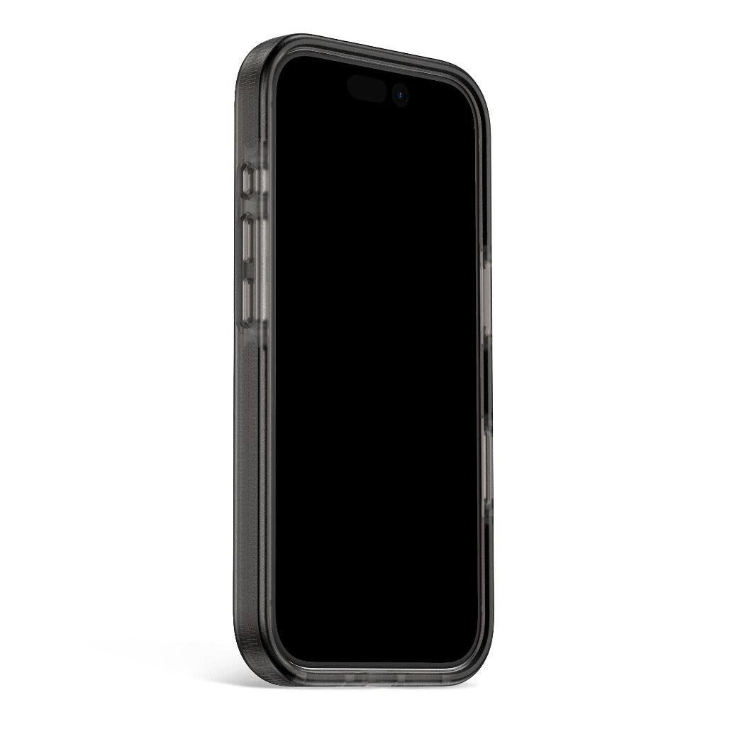 Decoded DropTec Clear Case - Frosted Black - iPhone 18 Pro/18 Pro Max