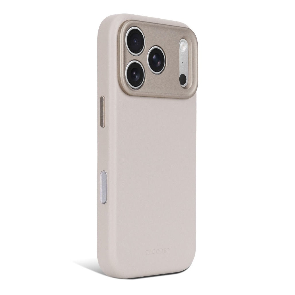 Decoded Leather Case - Taupe - iPhone 18 Pro/18 Pro Max