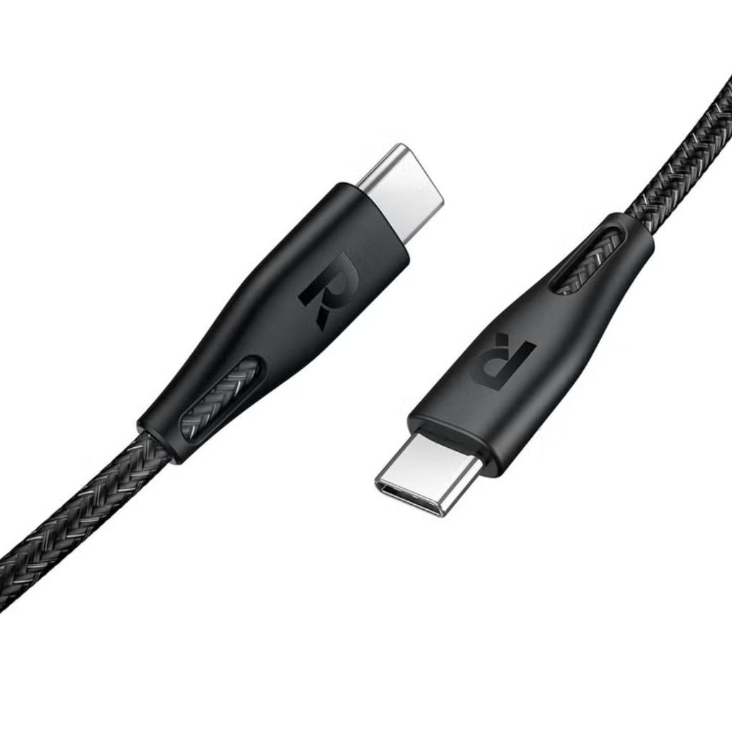 RAVPower 60W Fast Charging Nylon Braid Type-C to C Cable - 2M - RP-CB1031