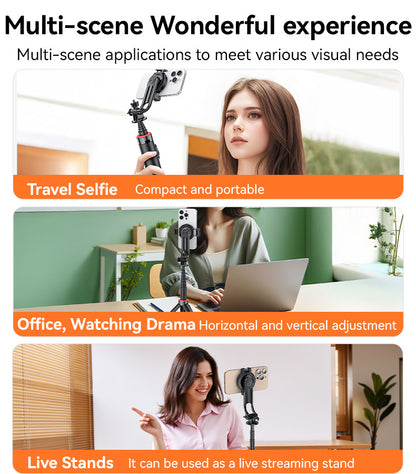 Yesido SF24 Selfie Stick Tripod & Detachable Remote