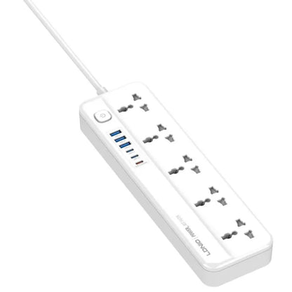 LDNIO Surge Protected Power Strip - 2500W, 3 USB-C PD 20W, 3 USB-A Fast Charging Ports - SC5614C