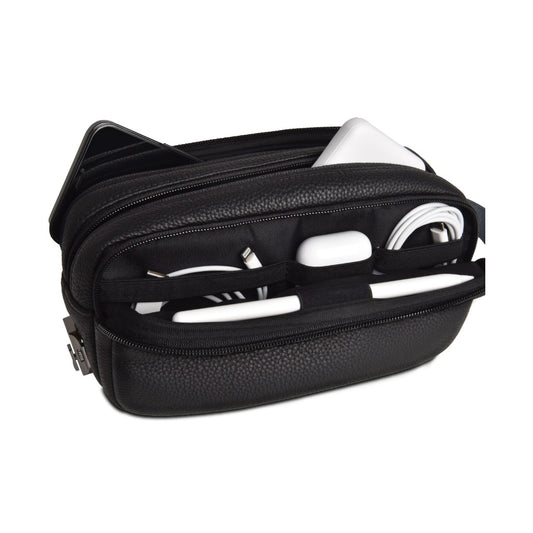 WiWU Salem Anti-Theft PU Travel Pouch – Black