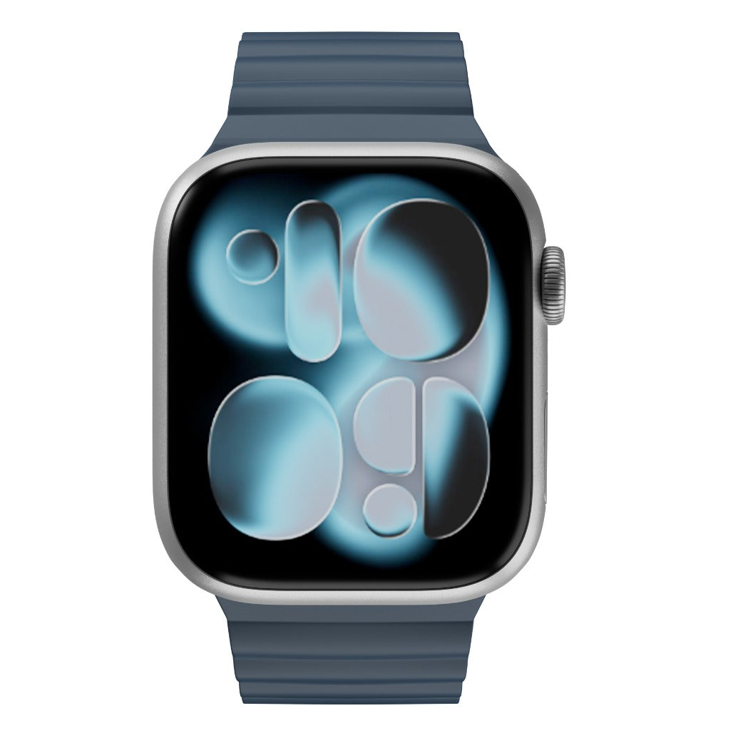 MagEasy Skin Duo Reversible Silicone Magnetic Apple Watch Band Compatible with 40mm to 49mm
