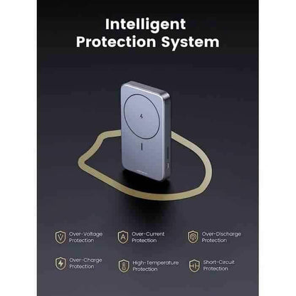 Ugreen PB206 10000mAh USB-C USB-A Magsafe Wireless Power Bank Space Gray - Pixel Zones