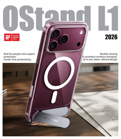 TORRAS Ostand L1 for iPhone 18 Pro/Pro Max Case - Clear