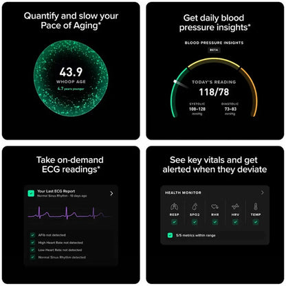WHOOP Life MG Advanced Health and Fitness Tracker - MG