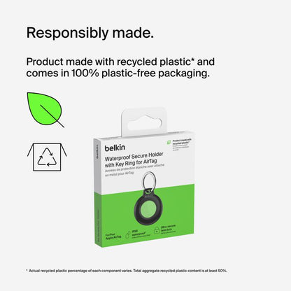 Belkin Waterproof Secure Holder with Key Ring for AirTag