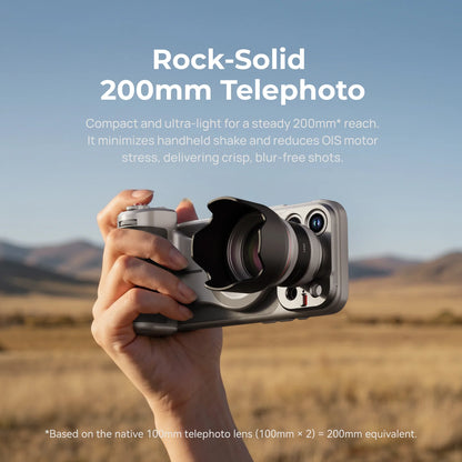 Telesin Master Portrait Grip Kit for iPhone 17/18 Pro Max - For iPhone 17/18 Pro Max Master Grip + Master Lens