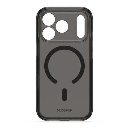 Decoded DropTec Clear Case - Frosted Black - iPhone 18 Pro/18 Pro Max