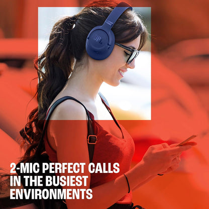 JBL Tune 780NC - Wireless over-ear Noise Cancelling headphones - Blue