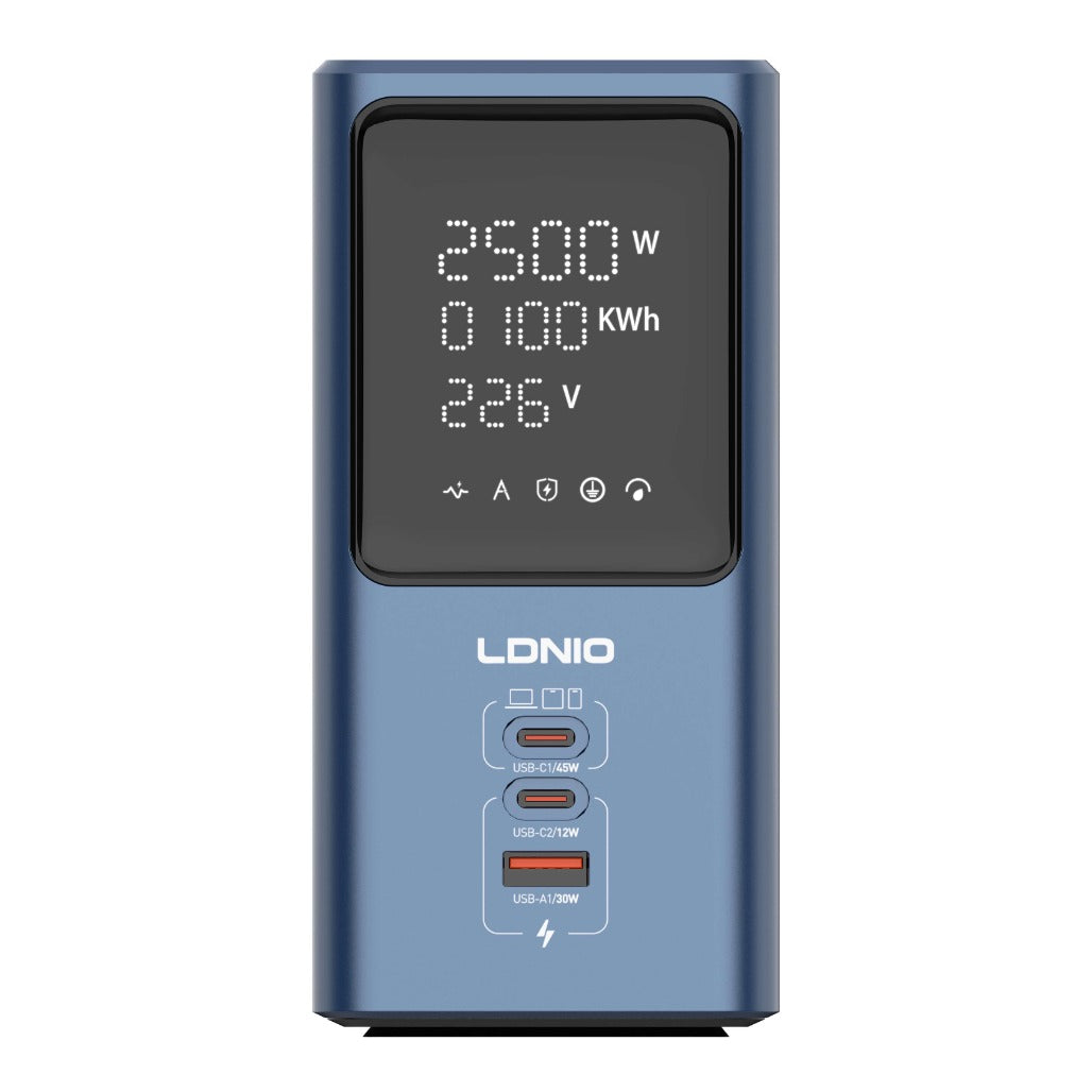 LDNIO 45W Universal Power Strip Desktop LED Power Adapter - SC2