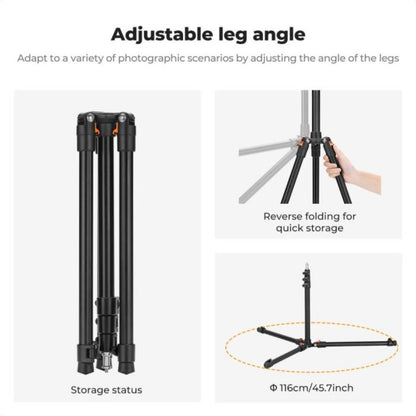 K&F Foldable Light Stands - 2.0m