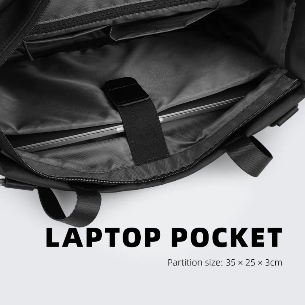 Mark Ryden MetroCourier MR236 - Tech-Integrated Messenger Bag with Dedicated Charger Compartment