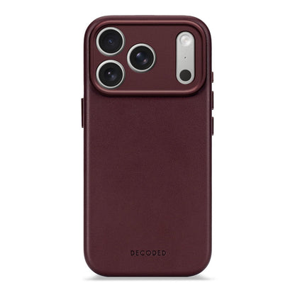 Decoded Leather Case | Burgundy Limited Edition | iPhone 17 Pro / iPhone 17 Pro Max