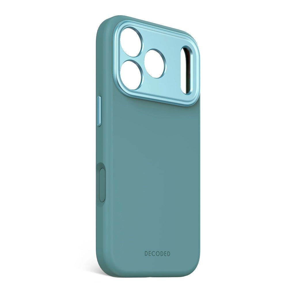 Decoded AntiMicrobial Silicone Case | Retro Blue | iPhone 17 Pro