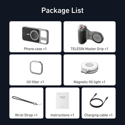 TELESIN Master Grip for iPhone 17 Pro Max