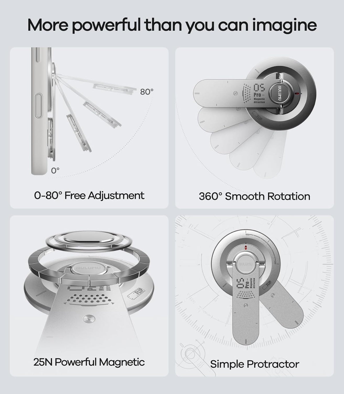 Aulumu G05 Pro Multi-Function Mag Kickstand