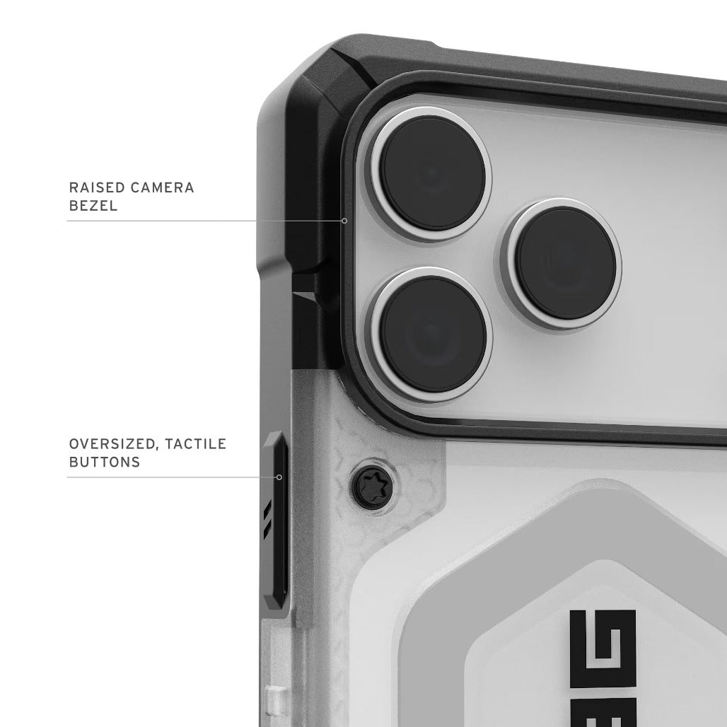 UAG Pathfinder Clear iPhone 17 Pro Max Case - Ice/Silver