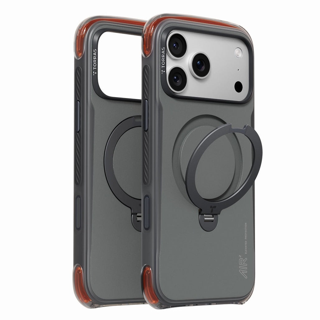 Torras Ostand Q3 Air Pro for iPhone 17 Pro Max - Obsidian Core