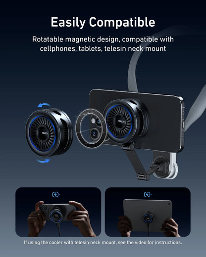 TELESIN Magnetic Phone Cooler Pro