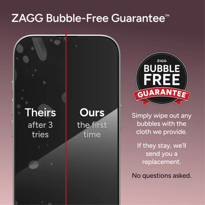 Zagg Glass Elite 2-Way Privacy Screen Protector For iPhone 18 Pro/18 Pro Max