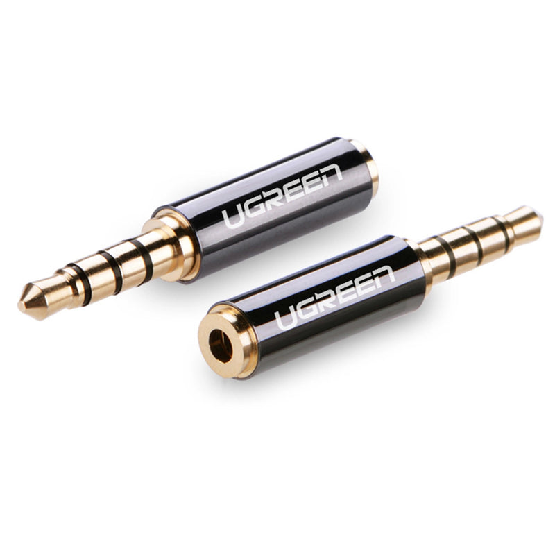 UGREEN 20502 Audio Adapter – 3.5mm Male to 2.5mm Female (Black)