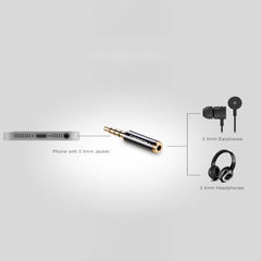 UGREEN 20502 Audio Adapter – 3.5mm Male to 2.5mm Female (Black)
