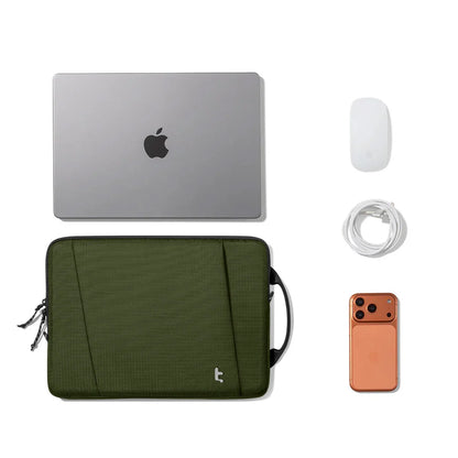 Tomtoc Essence-A35 Protective Laptop Sleeve for 14 inch New MacBook Pro - Green